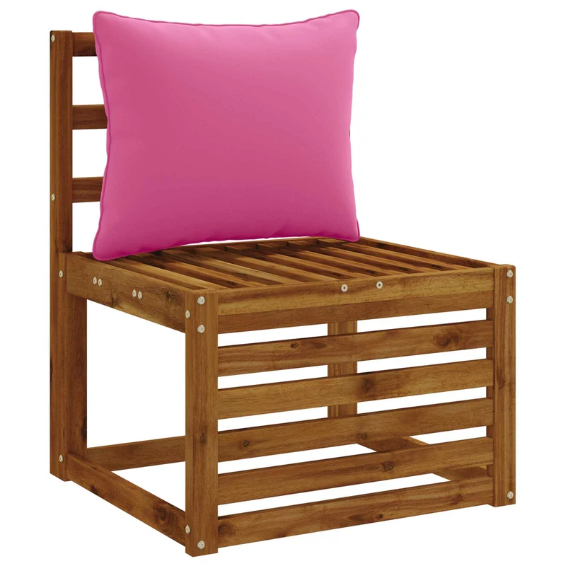 Back Cushion PUTTEN 100% Polyester Pink 50 x 40 x 15 cm