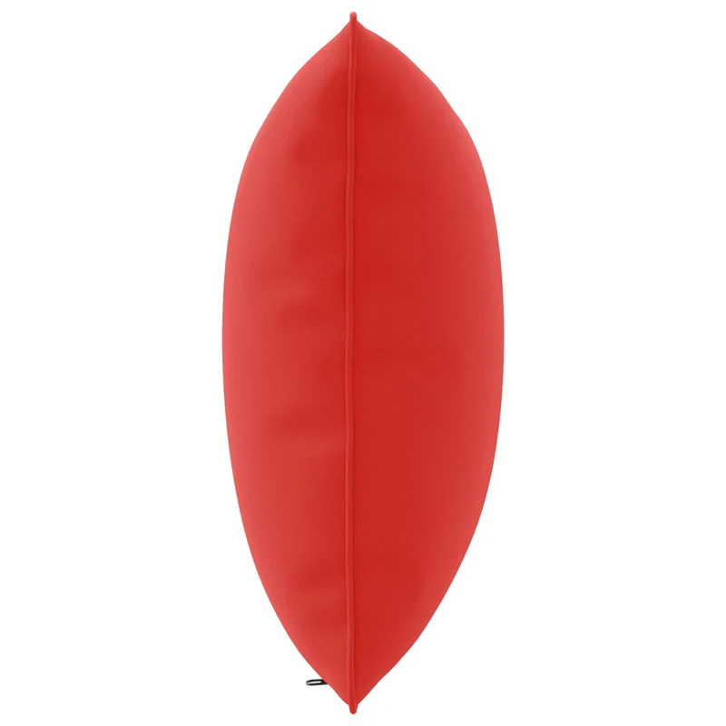 Back Cushion PUTTEN 100% Polyester Red 50 x 40 x 15 cm