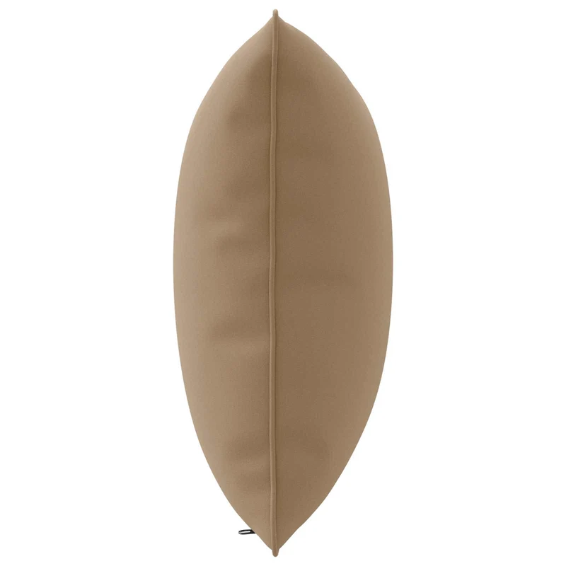 Back Cushion PUTTEN 100% Polyester Taupe 50 x 40 x 15 cm