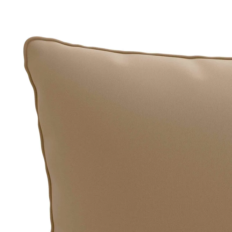 Back Cushion PUTTEN 100% Polyester Taupe 50 x 40 x 15 cm