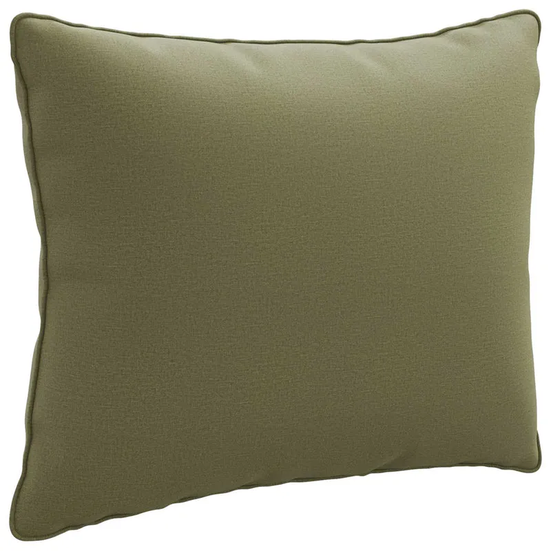 Back Cushion PUTTEN 100% Polyester Olive Green 60 x 40 x 15 cm
