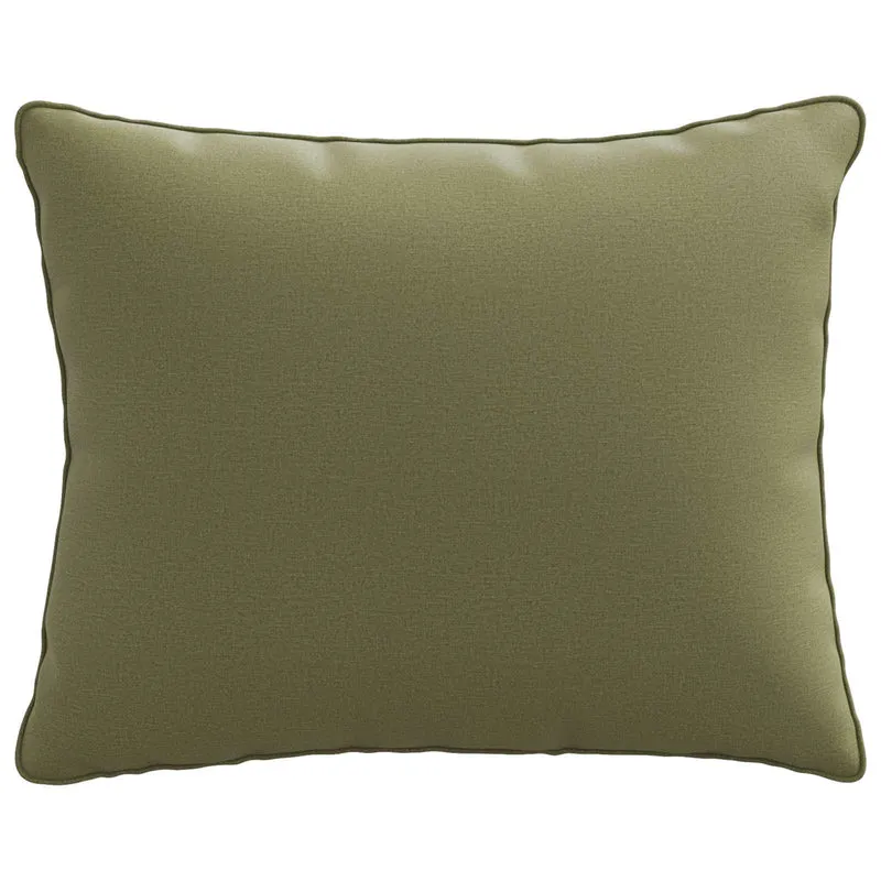 Back Cushion PUTTEN 100% Polyester Olive Green 60 x 40 x 15 cm