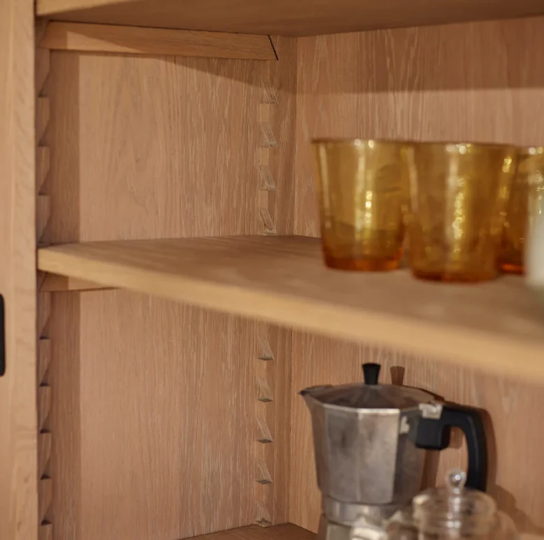 Frome Oak Drinks & Storage Cabinet, Natural Oak