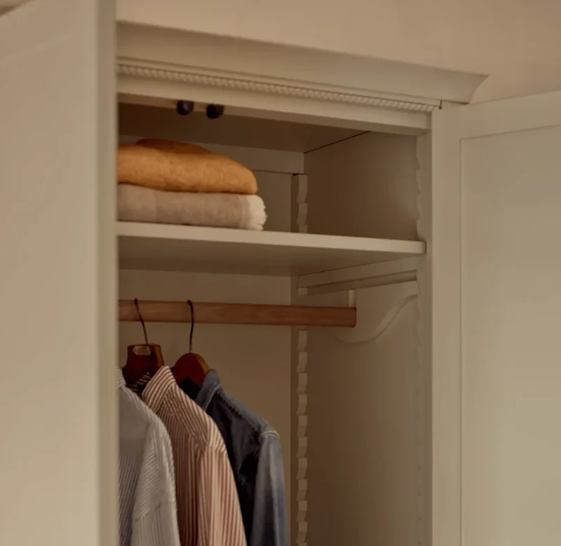 Larsson Double Wardrobe, 104cm