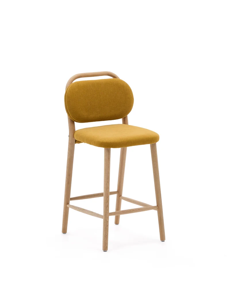 Helda stool in mustard 65 cm