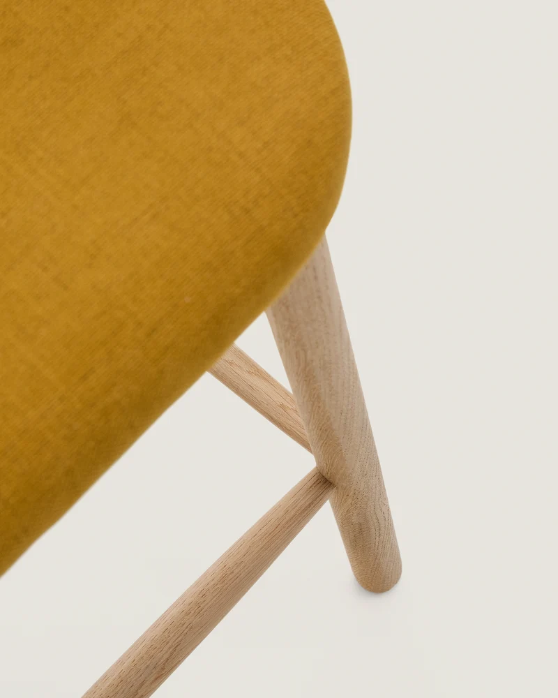 Helda stool in mustard 65 cm