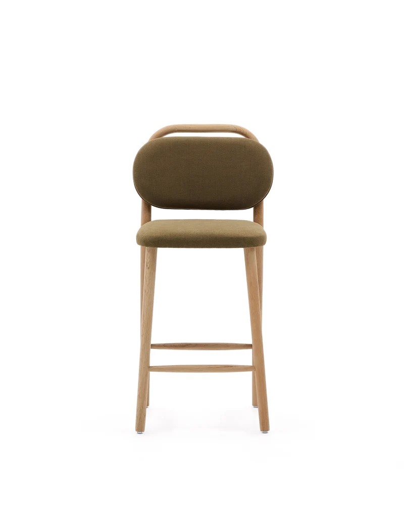 Helda stool in green 65 cm