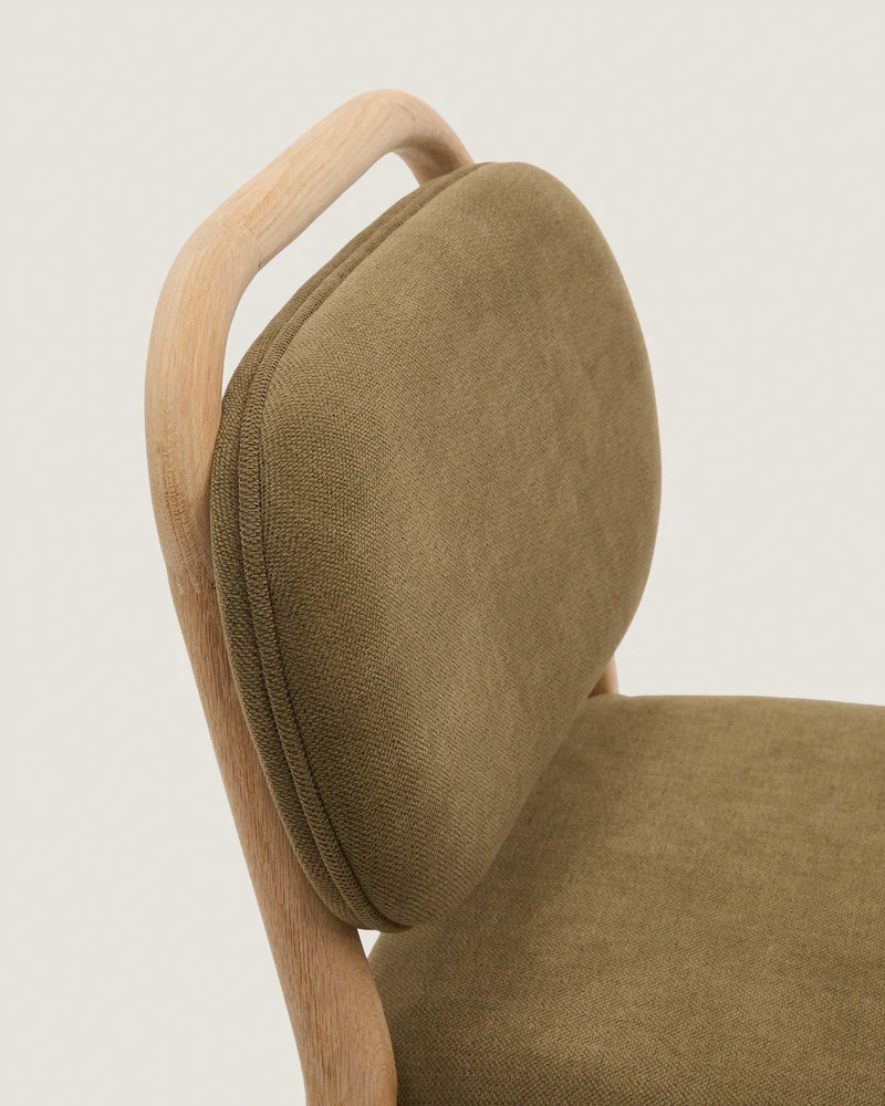 Helda stool in green 65 cm