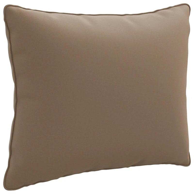 Back Cushion PUTTEN 100% Polyester Taupe 60 x 40 x 15 cm