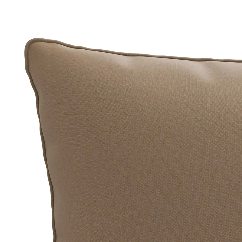 Back Cushion PUTTEN 100% Polyester Taupe 60 x 40 x 15 cm
