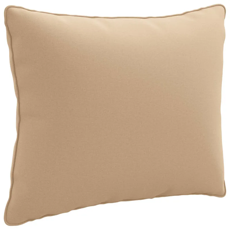 Back Cushion PUTTEN 100% Polyester Sand 60 x 40 x 15 cm