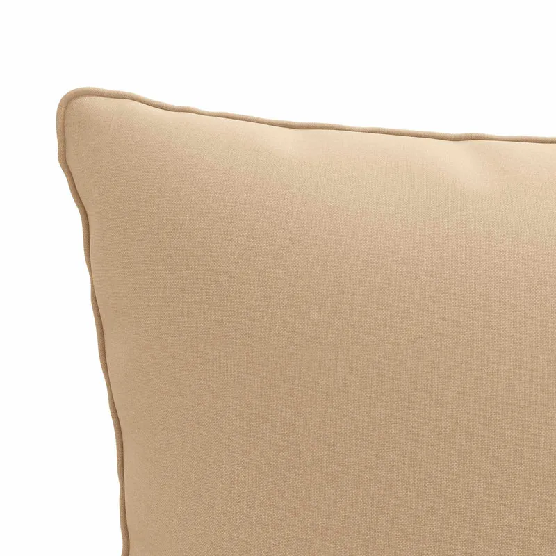 Back Cushion PUTTEN 100% Polyester Sand 60 x 40 x 15 cm