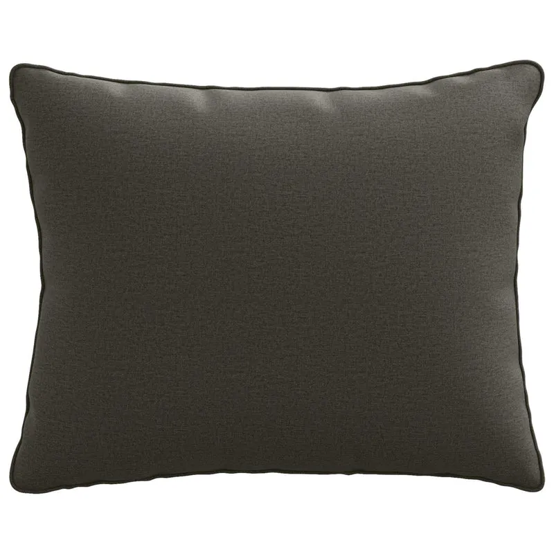 Back Cushion PUTTEN 100% Polyester Anthracite 60 x 40 x 15 cm