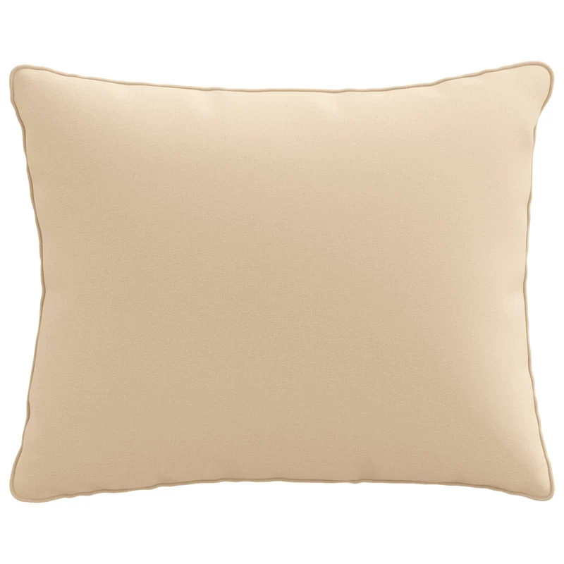 Back Cushion PUTTEN 100% Polyester Cream 60 x 40 x 15 cm