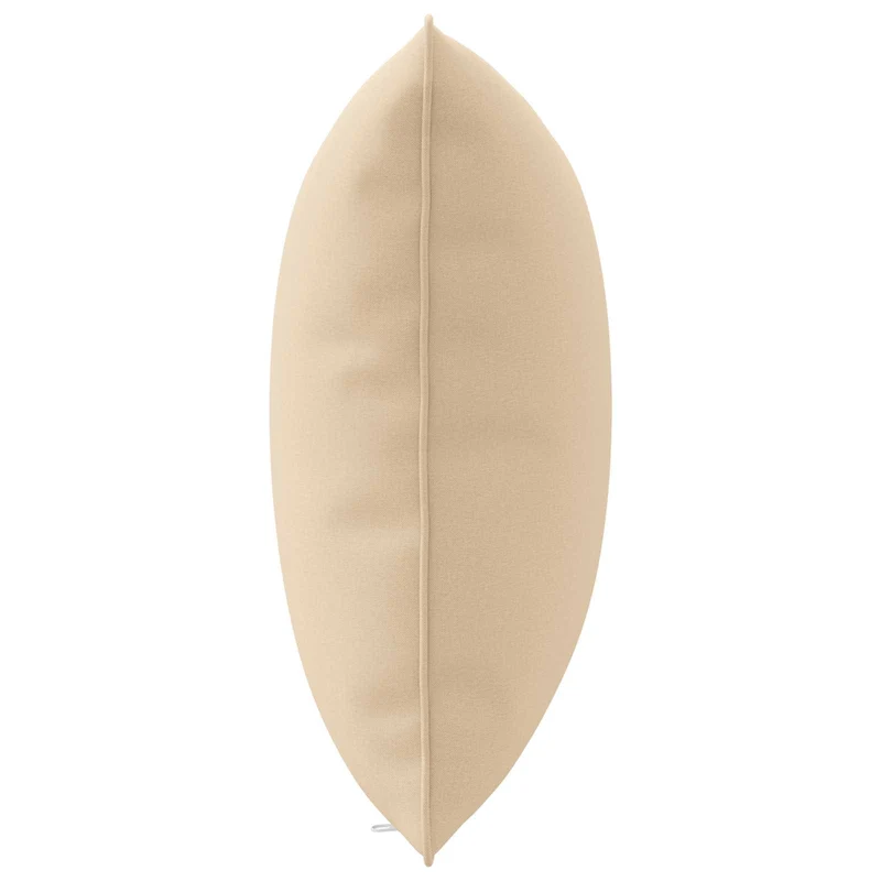 Back Cushion PUTTEN 100% Polyester Cream 60 x 40 x 15 cm