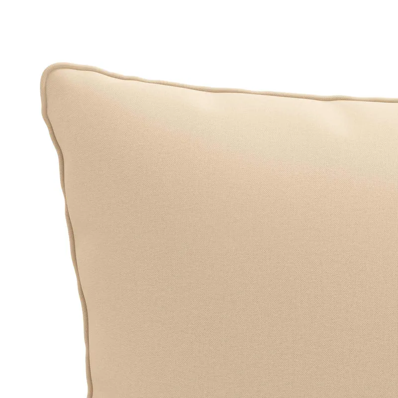 Back Cushion PUTTEN 100% Polyester Cream 60 x 40 x 15 cm