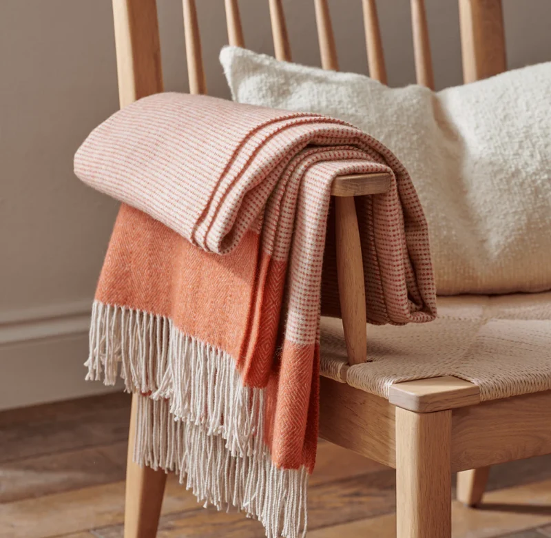 Otterburn Throw, Burnt Sienna