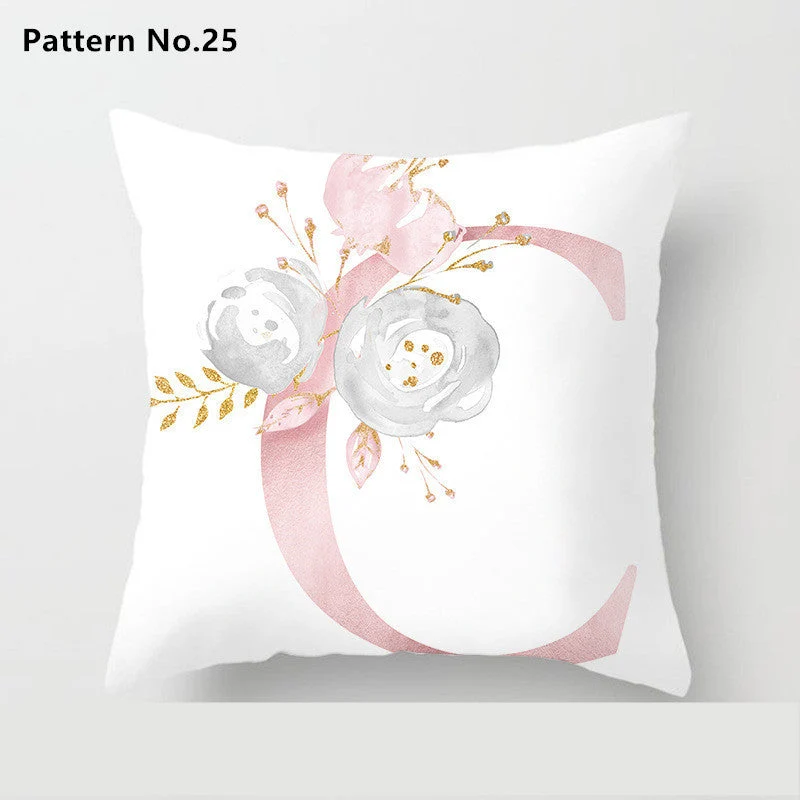 Housse de coussin taie d'oreiller 18 x 18 pouces 45 x 45 cm (motif n°23 ~ 49)
