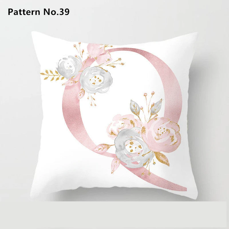 Housse de coussin taie d'oreiller 18 x 18 pouces 45 x 45 cm (motif n°23 ~ 49)