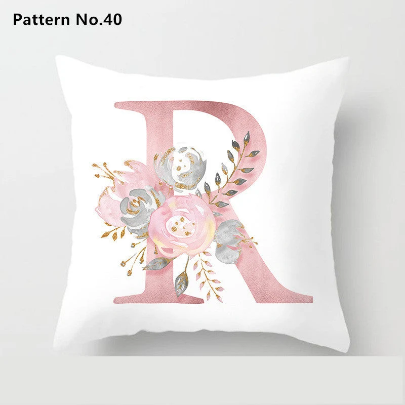 Housse de coussin taie d'oreiller 18 x 18 pouces 45 x 45 cm (motif n°23 ~ 49)
