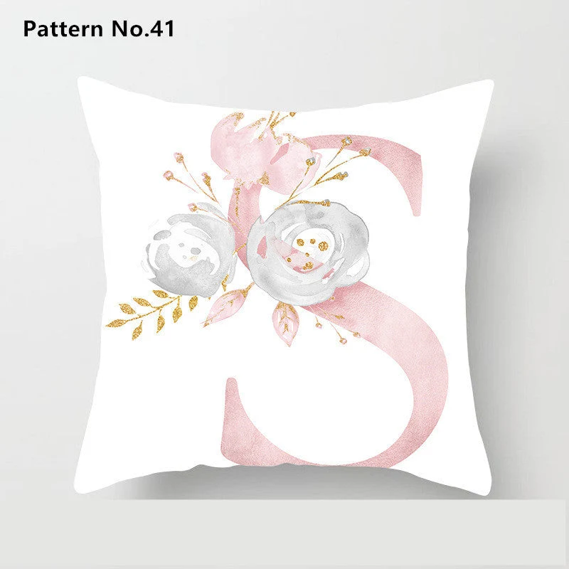 Housse de coussin taie d'oreiller 18 x 18 pouces 45 x 45 cm (motif n°23 ~ 49)