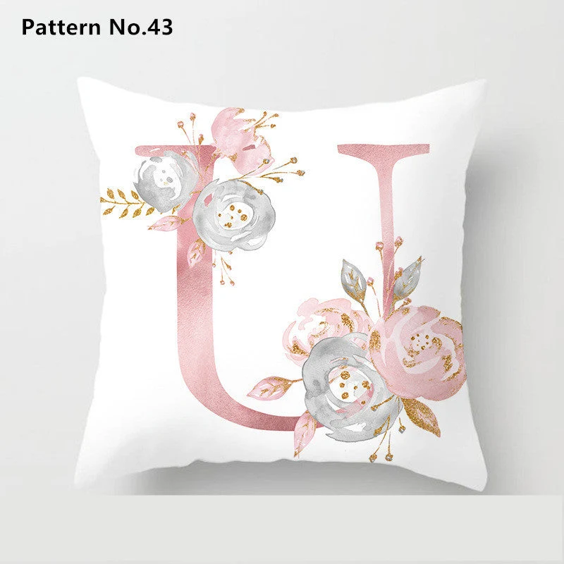 Housse de coussin taie d'oreiller 18 x 18 pouces 45 x 45 cm (motif n°23 ~ 49)