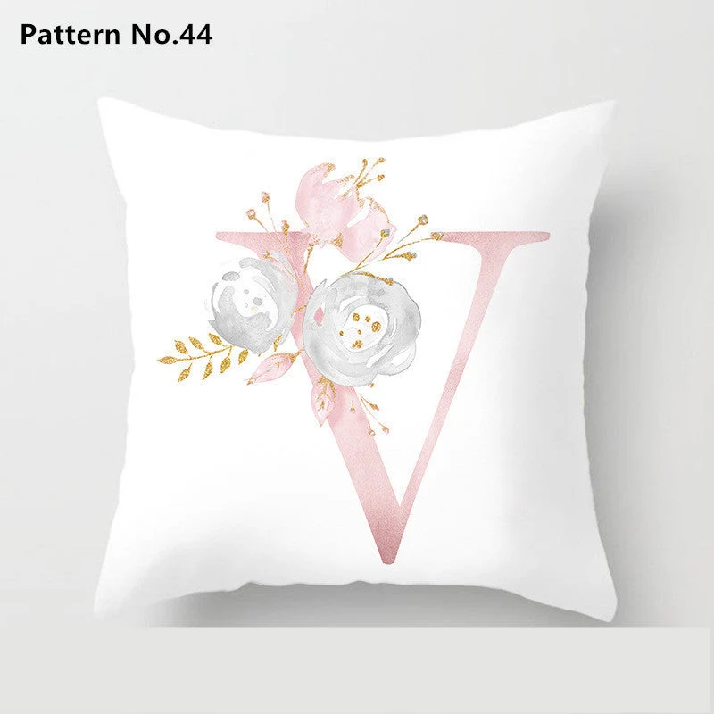 Housse de coussin taie d'oreiller 18 x 18 pouces 45 x 45 cm (motif n°23 ~ 49)