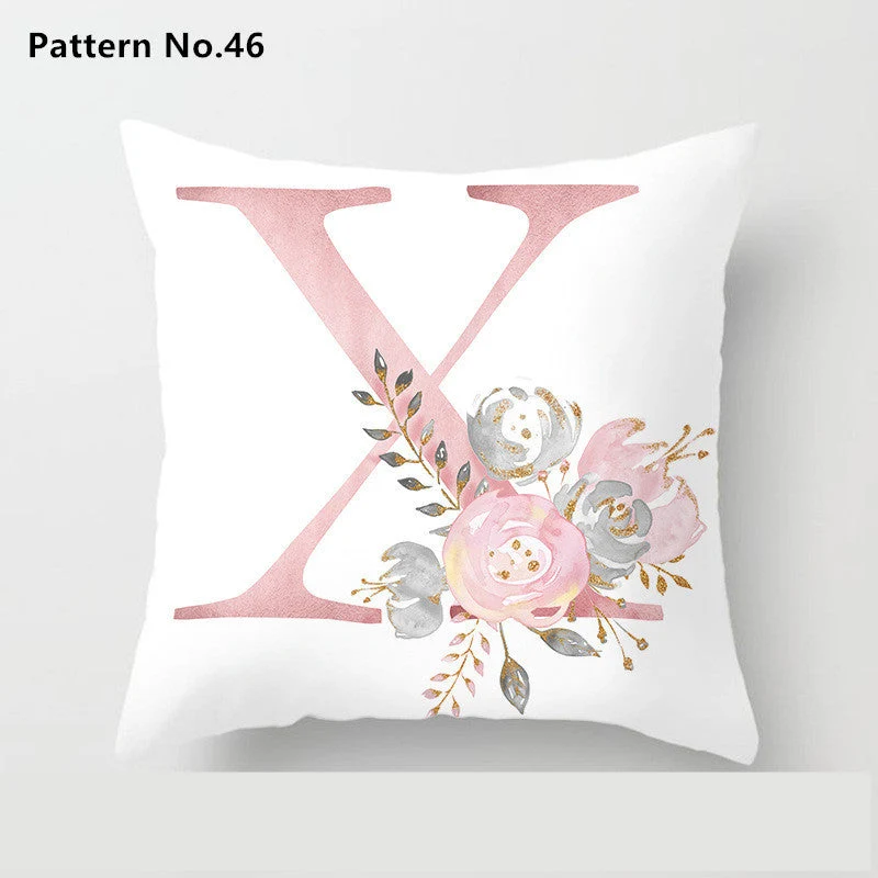Housse de coussin taie d'oreiller 18 x 18 pouces 45 x 45 cm (motif n°23 ~ 49)
