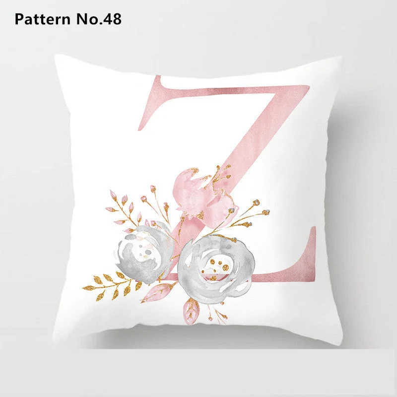 Housse de coussin taie d'oreiller 18 x 18 pouces 45 x 45 cm (motif n°23 ~ 49)