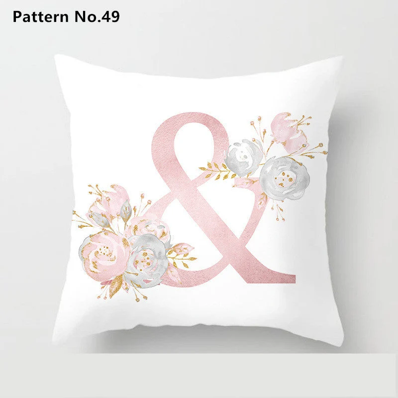 Housse de coussin taie d'oreiller 18 x 18 pouces 45 x 45 cm (motif n°23 ~ 49)
