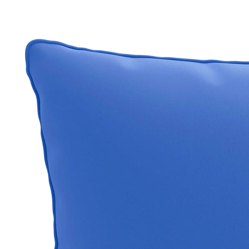 Back Cushion PUTTEN 100% Polyester Royal Blue 60 x 40 x 15 cm