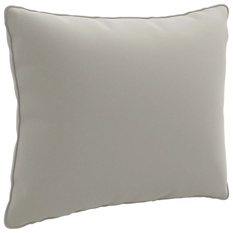 Back Cushion PUTTEN 100% Polyester Grey 60 x 40 x 15 cm