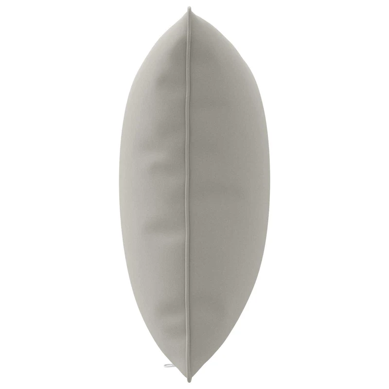 Back Cushion PUTTEN 100% Polyester Grey 60 x 40 x 15 cm