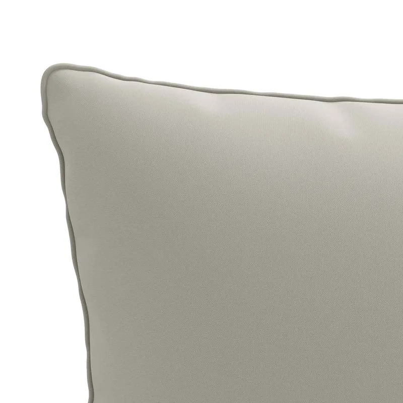 Back Cushion PUTTEN 100% Polyester Grey 60 x 40 x 15 cm