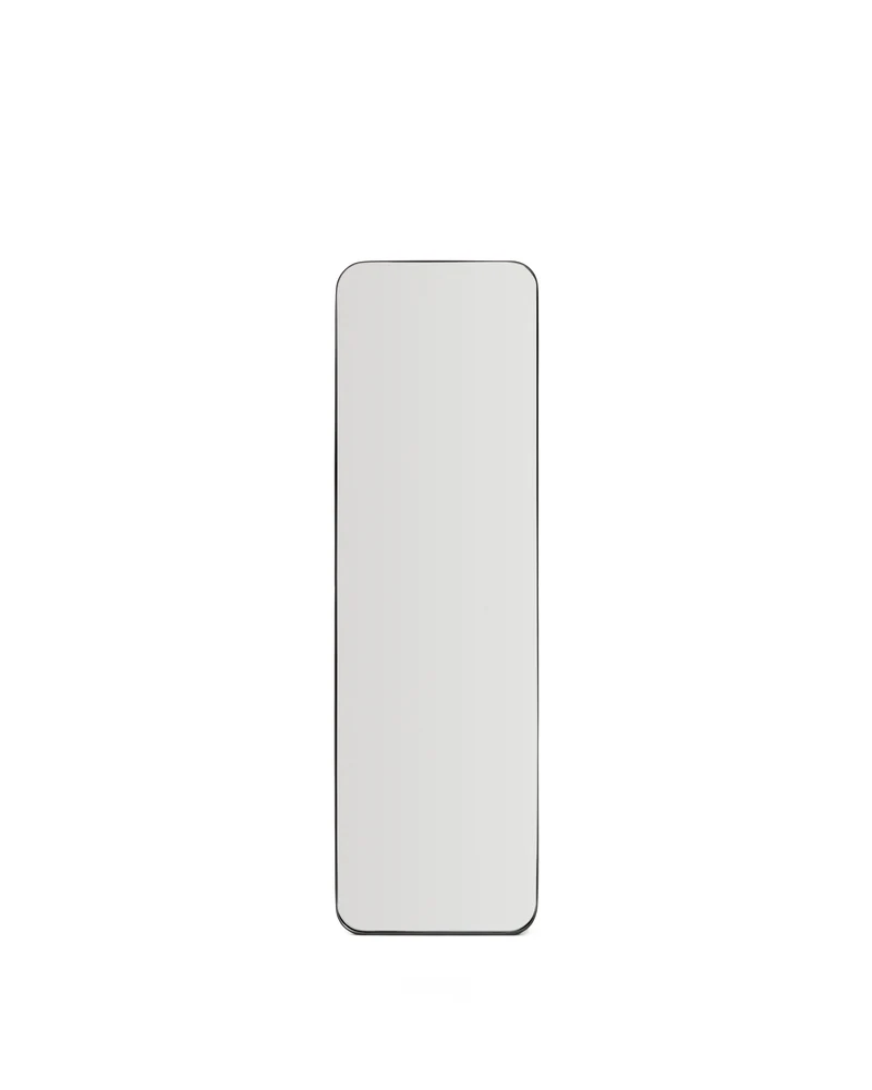 Marco black metal mirror 55.5 x 150.5cm