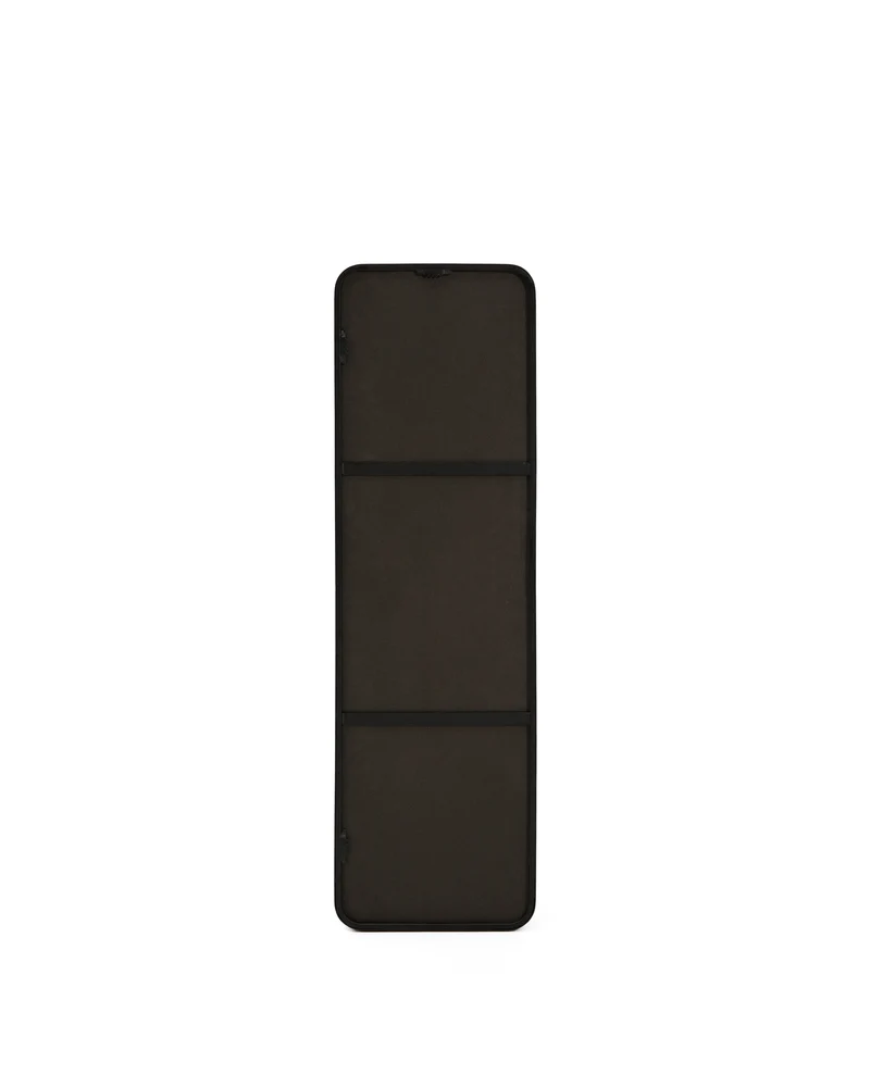Marco black metal mirror 55.5 x 150.5cm