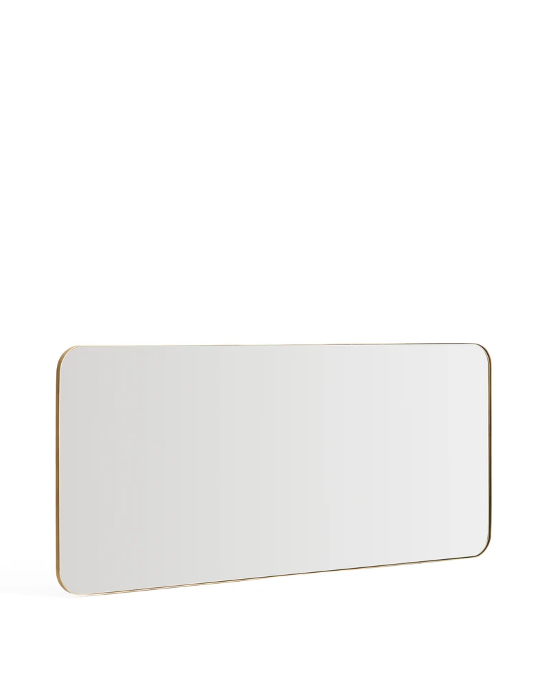 Marco gold metal mirror 80 x 180cm