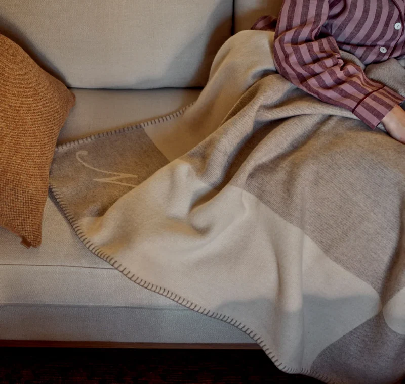 The Neptune Throw, Merino Wool
