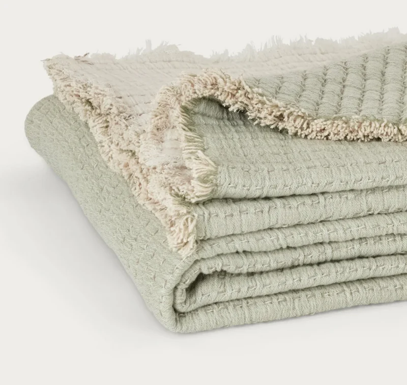 Riley Teal Throw, 220x260cm