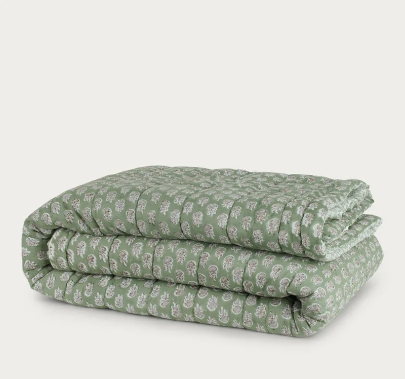 Myla Quilted Cotton Bedspread