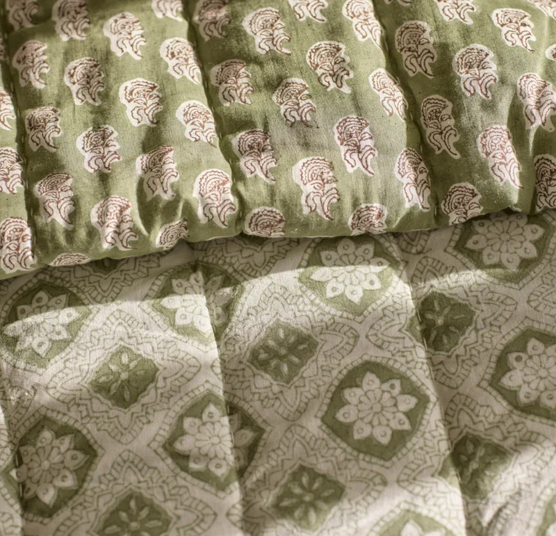 Myla Quilted Cotton Bedspread