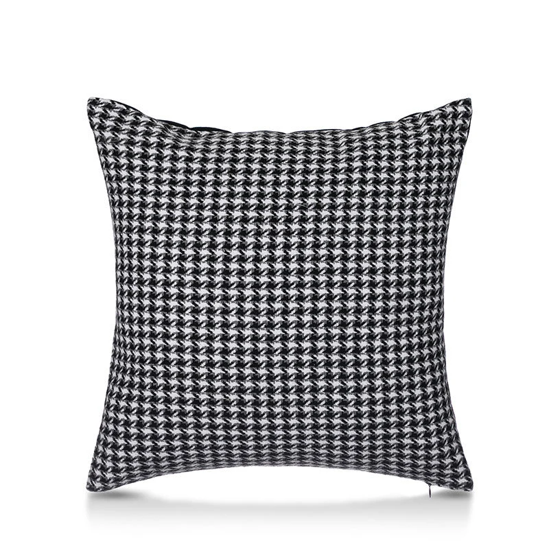 Ensemble de 4 housses de coussin en feuille d'or à coutures en similicuir