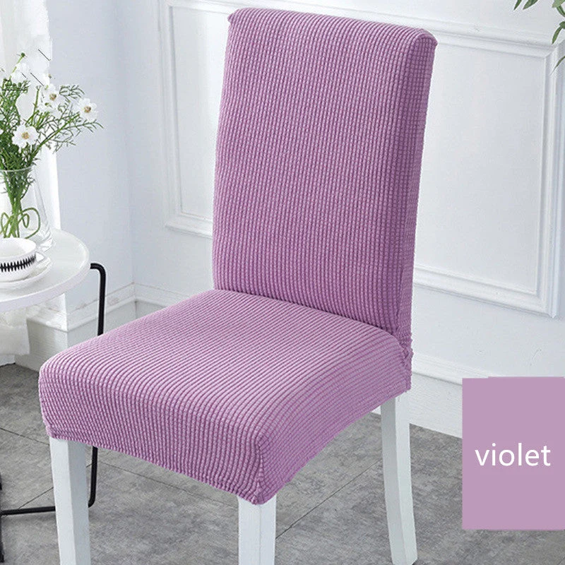 Housses de chaise extensible pour chaise de cuisine de salle à manger