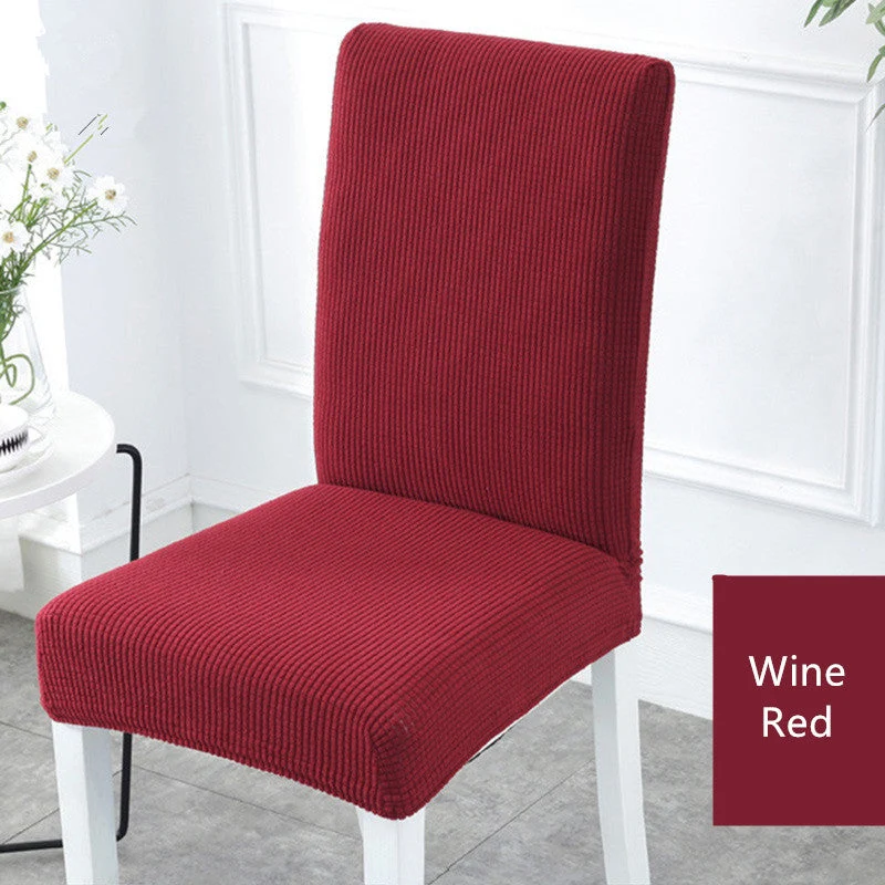 Housses de chaise extensible pour chaise de cuisine de salle à manger