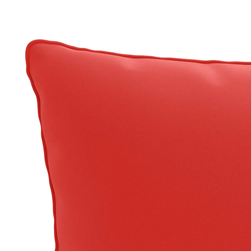 Back Cushion PUTTEN 100% Polyester Red 60 x 40 x 15 cm