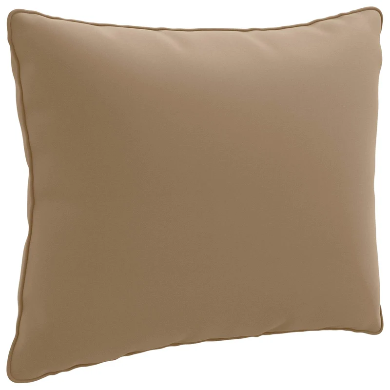 Back Cushion PUTTEN 100% Polyester Taupe 60 x 40 x 15 cm