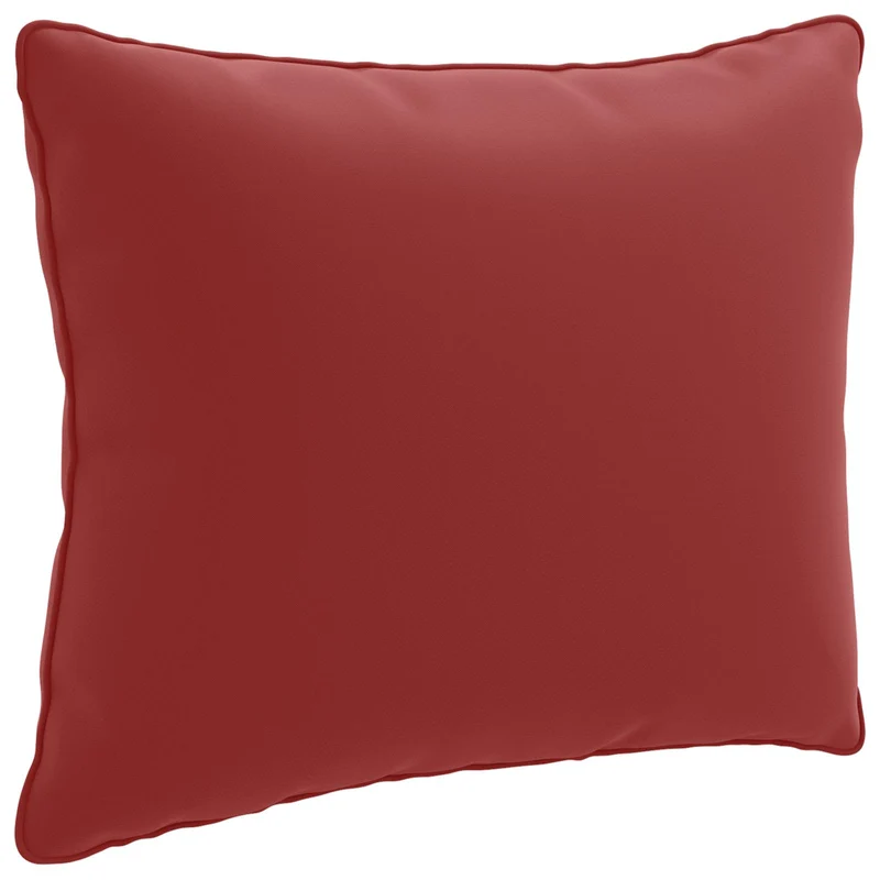 Back Cushion PUTTEN 100% Polyester Wine Red 60 x 40 x 15 cm