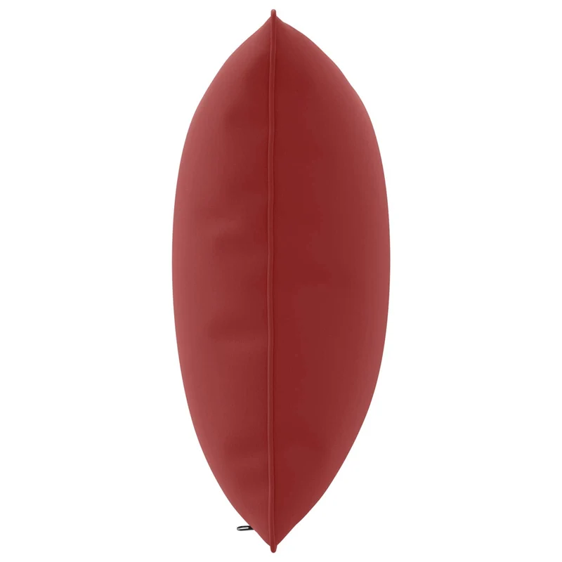 Back Cushion PUTTEN 100% Polyester Wine Red 60 x 40 x 15 cm