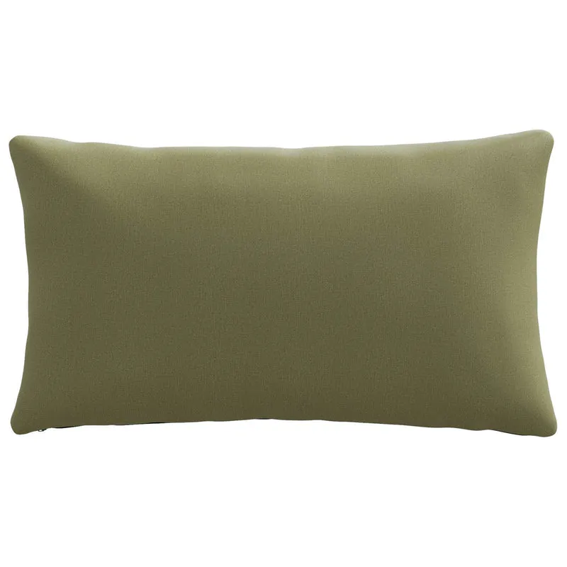 Back Cushion PUTTEN 100% Polyester Olive Green 70 x 40 x 15 cm