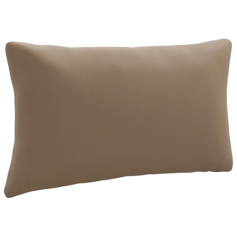 Back Cushion PUTTEN 100% Polyester Taupe 70 x 40 x 15 cm